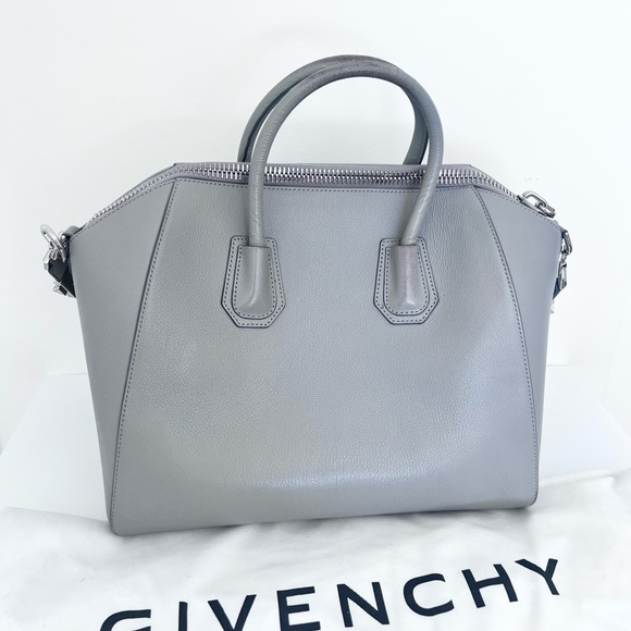 Givenchy medium Antigona in Grey with silver hardware - Picture 9 of 16
